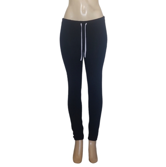 NakedCashmere Pants - NAKED CASHMERE | Black 100% Cashmere Drawstring Joggers in Size XS